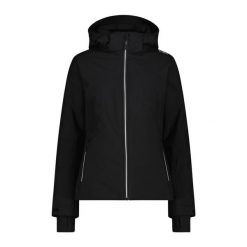 Damska bluza z kapturem na zamek CMP. Czarne bluzy damskie CMP, na zimę, xs, bez wzorów, z lycry, z kapturem. Za 411.10 zł.