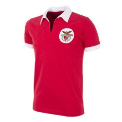 Koszulka retro piłkarska dla dorosłych - SL Benfica 1962-63 - Czerwona. Czerwone koszulki sportowe męskie COPA FOOTBALL, xl, bez wzorów, bez kołnierzyka, bez ramiączek, do piłki nożnej. Za 296.76 zł.