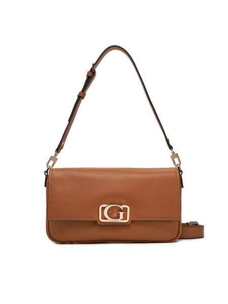 Guess Torebka HWBG96 42190 Brązowy. Brązowe listonoszki damskie Guess, z aplikacjami, bez dodatków. Za 649.99 zł.