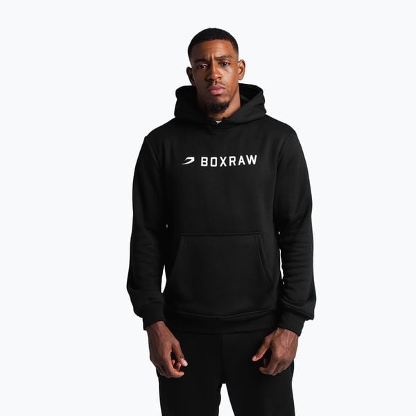 Bluza męska BOXRAW A.B.C. Hoodie. Czarne bluzy męskie BOXRAW, l, bez wzorów, z bawełny, bez kaptura. Za 269.99 zł.
