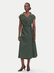Marella Sukienka codzienna Rivera 2513221052 Zielony Relaxed Fit. Zielone sukienki damskie Marella, na co dzień, bez wzorów, z bawełny, bez kołnierzyka, bez ramiączek, proste. Za 789.99 zł.