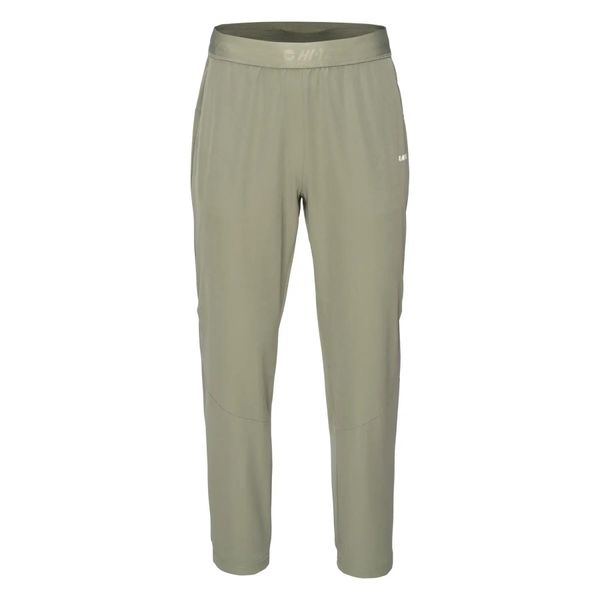 Spodnie treningowe Hi-Tec Dehinn. Zielone spodnie sportowe męskie Hi-tec, l, bez wzorów, z elastanu, do biegania. Za 141.25 zł.