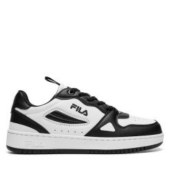 Sneakersy Fila. Czarne trampki i tenisówki chłopięce Fila, bez wzorów, bez zapięcia. Za 229.99 zł.
