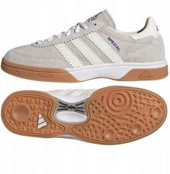 Adidas Buty do piłki ręcznej adidas HB Spezial r. 44 2/3 białe. Białe buty sportowe męskie Adidas, bez zapięcia, do piłki ręcznej. Za 332.76 zł.