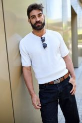 Pasek męski skórzany klamra automatyczna brązowy Beltimore A51 : Kolory - brązowy, beżowy, Rozmiar pasków - r.125-140 cm. Brązowe paski damskie bez wzorów, ze skóry, wizytowe. Za 64.99 zł.