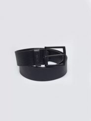 Pasek męski skórzany czarny Kiris 906. Czarne paski damskie Big Star, bez wzorów, z lakierowanej skóry, eleganckie. Za 159.99 zł.