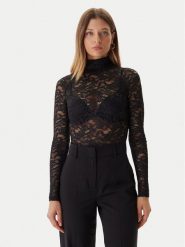 Guess Body O5BM08 K1820 Czarny Slim Fit. Czarne koszule damskie Guess, s, z aplikacjami, z syntetyku, bez kołnierzyka, bez ramiączek. Za 269.10 zł.