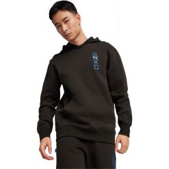 Bluza z kapturem Puma X Playstation Graphic Hoodie, Mężczyźni. Czarne bluzy męskie Puma, l, bez wzorów, z bawełny, z kapturem. Za 390.00 zł.