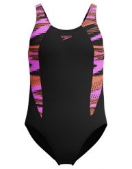 Strój kąpielowy jednoczęściowy dziewczęcy na basen Speedo HyperBoom. Niebieskie stroje kąpielowe dla dziewczynek Speedo, bez wzorów, z elastanu. Za 121.98 zł.