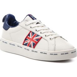Sneakersy PEPE JEANS - Brixton Greek PLS30874 White 800. Półbuty damskie marki Pepe Jeans. W wyprzedaży za 279.00 zł.