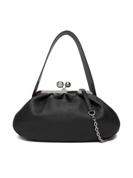 Weekend Max Mara Torebka 2615511174600 Granatowy. Niebieskie torebki do ręki damskie Weekend Max Mara, bez wzorów, ze skóry, wizytowe, bez dodatków. Za 1,839.00 zł.