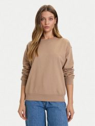 Calvin Klein Jeans Bluza Archive LV047B236G Brązowy Relaxed Fit. Brązowe bluzy damskie Calvin Klein Jeans, s, bez wzorów, z bawełny, bez kaptura. Za 319.99 zł.