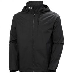 Kurtka uniwersalna męska Helly Hansen Crew Hooded 2.0. Czarne kurtki sportowe męskie Helly Hansen, m, bez wzorów, z syntetyku, trekkingowe. Za 571.99 zł.