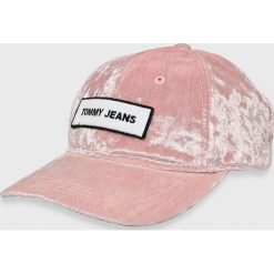 Tommy Jeans - Czapka. Szare czapki i kapelusze damskie Tommy Jeans, z jeansu. Za 179.90 zł.