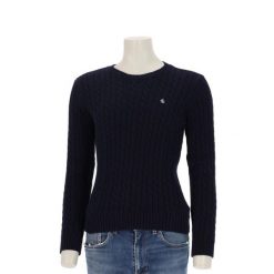 Second life - Lauren Ralph Lauren sweter damski z warkoczami - Jak nowy. Niebieskie swetry damskie Ralph Lauren, l, bez wzorów, z dzianiny, casualowe, bez kołnierzyka, bez ramiączek, bez kaptura. Za 170.36 zł.