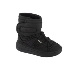 Buty turystyczne zimowe śniegowce damskie, Superbubble Boot. Czarne obuwie sportowe damskie Fila, bez wzorów, trekkingowe. Za 399.00 zł.
