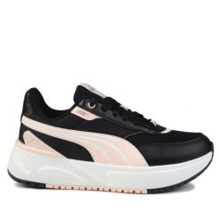 Buty damskie sportowe do chodzenia Puma R78 DISRUPT LT. Białe obuwie sportowe damskie Puma, bez wzorów, z jeansu, trekkingowe. Za 189.00 zł.