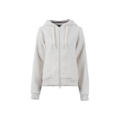 Polar z kapturem dla kobiet Cavallo Melana. Białe bluzy sportowe damskie CAVALLO, bez wzorów, z polaru, z kapturem, do jazdy konnej. W wyprzedaży za 286.50 zł.