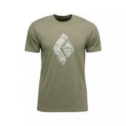 Koszulka męska Black Diamond Engineered Diamond SS Tee. Szare koszulki sportowe męskie Black Diamond, m, bez wzorów, bez kołnierzyka, bez ramiączek, trekkingowe. Za 169.99 zł.