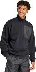 Bluza męska adidas City Escape Fleece Half-Zip GD czarna JF3290 S. Czarne bluzy męskie Adidas, m, bez wzorów, bez kaptura. Za 268.91 zł.