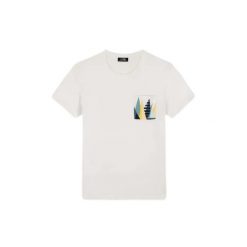 Koszulka z siateczki TBS Danis. Białe t-shirty damskie TBS, xl, bez wzorów, z bawełny, klasyczne, bez kołnierzyka. Za 172.50 zł.