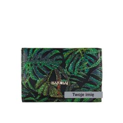 Personalizowany portfel damski BajuBaj PD1201cs161 RFIDPS. Zielone portfele damskie bez wzorów. Za 160.55 zł.