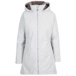 Trespass Winter - Kobieta Jkt Grey Marl. Białe kurtki damskie Trespass, bez wzorów, z futra, bez kaptura. Za 455.99 zł.