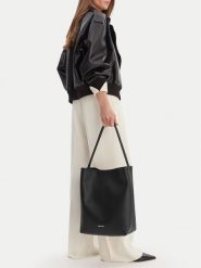 GINO ROSSI Torebka C-LDA8552 Czarny. Czarne torebki do ręki damskie Gino Rossi, bez wzorów, z materiału, bez dodatków. Za 229.99 zł.