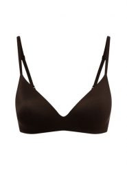 Calvin Klein biustonosz bez drutów Kobiety Sztuczne włókno czarny, 75C. Czarne biustonosze Calvin Klein, bez wzorów, z włókna. Za 199.95 zł.