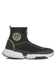 Karl Lagerfeld Kids Sneakersy Z29067 S Czarny. Czarne buty sportowe chłopięce Karl Lagerfeld Kids, bez wzorów, z materiału, bez zapięcia. Za 499.99 zł.