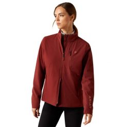 Damska kurtka jeździecka zapinana na zamek Ariat Rion StretchShell Insulated. Niebieskie kurtki damskie Ariat, l, bez wzorów, z materiału, bez kaptura. Za 593.20 zł.
