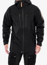 Kurtka Fjallraven Keb GTX Jacket. Czarne kurtki męskie Fjällräven, l, bez wzorów, z gore-texu, eleganckie, bez kaptura. Za 2,089.99 zł.