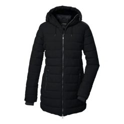 Parka dla kobiet Killtec Kow 55 Qltd. Czarne parki damskie KILLTEC, na zimę, s, bez wzorów, z materiału, bez kaptura. Za 653.49 zł.