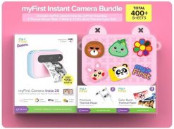 My First myFirst Camera Insta 20 Bundle Set - zestaw dla dzieci z aparatem myFirst Camera Insta 20, torbą myFirst Cross Bag oraz 3 rolkami papieru ter. Białe torby i plecaki dziecięce My First. Za 371.40 zł.