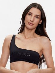 Pinko Góra od bikini Ballo 101041 A0S4 Czarny. Czarne bikini damskie Pinko, m, bez wzorów. Za 409.99 zł.