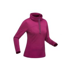 Koszulka turystyczna długi rękaw SH100 warm damska. T-shirty damskie marki QUECHUA. W wyprzedaży za 19.99 zł.