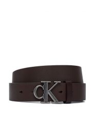 Calvin Klein Pasek Ck Buckle Smooth 35Mm LV04D7091G Brązowy ciemny. Brązowe paski damskie Calvin Klein, bez wzorów, ze skóry. Za 249.99 zł.