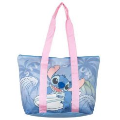 Torba plażowa Cerda Stitch. Niebieskie torby i plecaki dziecięce Cerda, z materiału. Za 65.05 zł.