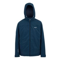 Męska Wodoodporna Kurtka Ocieplana Caspen. Niebieskie kurtki męskie Regatta, m, bez wzorów, trekkingowe. Za 266.99 zł.