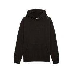 Bluza z kapturem męska Puma ELEVATED ESS RELAXED FL 68863701. Czarne bluzy męskie Puma, l, bez wzorów, z bawełny, z kapturem. Za 195.67 zł.