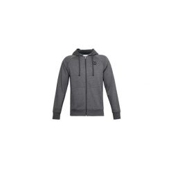 Bluza z kapturem Under Armour RIVAL FLEECE FULL ZIP. Niebieskie bluzy męskie Under Armour, xs, bez wzorów, z bawełny, z kapturem, na fitness i siłownię. Za 264.80 zł.