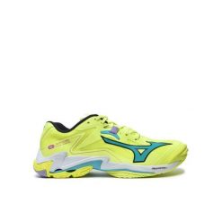 Buty do siatkówki Dorosły Mizuno Wave Lightning Z8 zielony. Żółte buty sportowe męskie Mizuno, bez zapięcia, do piłki ręcznej, mizuno wave. W wyprzedaży za 510.85 zł.