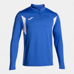 Bluza dresowa 1/2 zip Joma Winner III. Niebieskie bluzy męskie Joma, m, z aplikacjami, z dresówki, bez kaptura. Za 241.50 zł.