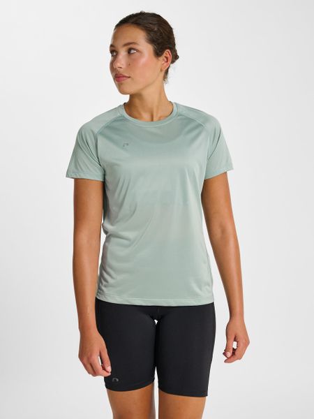 Koszulka damska Newline Beat. Zielone koszulki sportowe damskie Newline, xl, bez wzorów, z materiału, bez kołnierzyka. Za 137.50 zł.