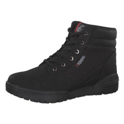 Buty do chodzenia Kappa Bonfire. Czarne obuwie sportowe damskie Kappa, bez wzorów, z materiału, trekkingowe. Za 214.00 zł.