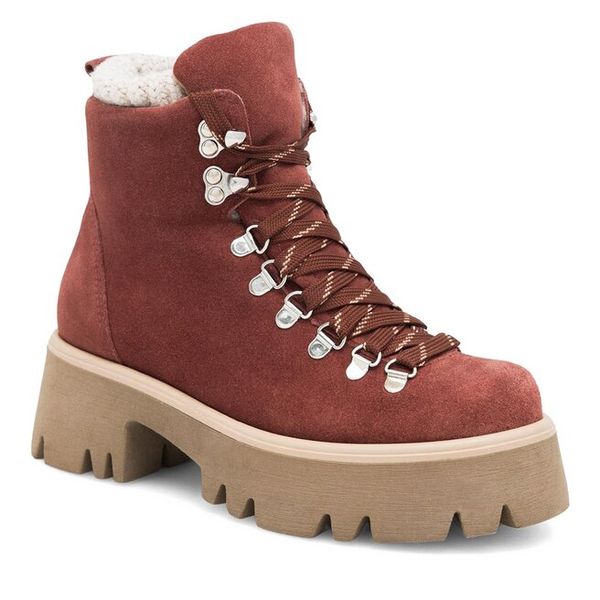 Trapery Lasocki. Czerwone kozaki damskie Lasocki. Za 329.99 zł.