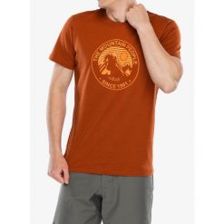 Koszulka bawełniana męska Rab Stance Alpine Peak. Czerwone koszulki sportowe męskie RAB, m, bez wzorów, z bawełny, bez kołnierzyka, bez ramiączek, trekkingowe. Za 125.99 zł.