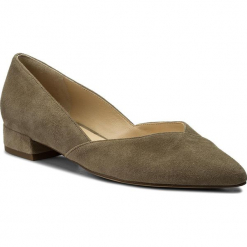 Półbuty HÖGL - 5-102022 Khaki 5800. Zielone półbuty damskie HÖGL, z materiału. W wyprzedaży za 319.00 zł.