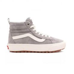Buty do chodzenia damskie Vans VN0A5HZY6J61. Szare obuwie sportowe damskie Vans, bez wzorów, z materiału, trekkingowe. Za 669.00 zł.
