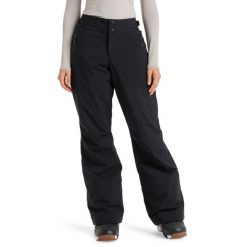 Spodnie do sportów zimowych techniczne damskie SNOWY CREST 10K. Czarne spodnie sportowe damskie Roxy, bez wzorów, z materiału, narciarskie. Za 549.99 zł.